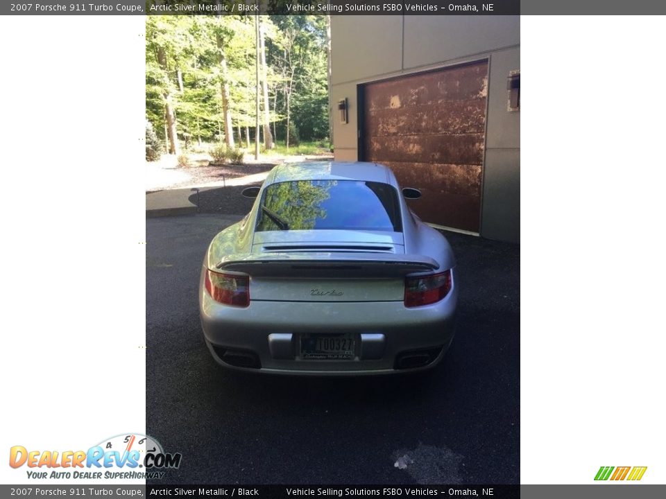 2007 Porsche 911 Turbo Coupe Arctic Silver Metallic / Black Photo #13