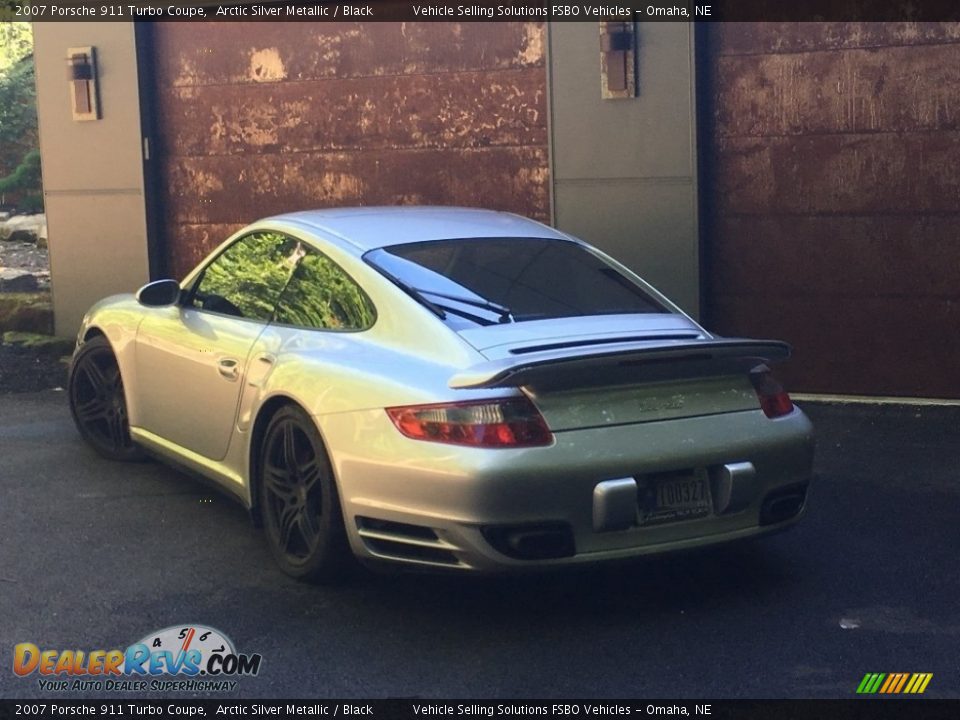 2007 Porsche 911 Turbo Coupe Arctic Silver Metallic / Black Photo #18