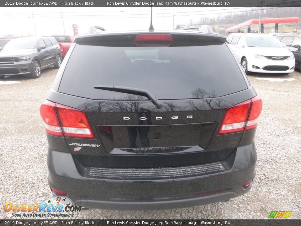 2019 Dodge Journey SE AWD Pitch Black / Black Photo #4
