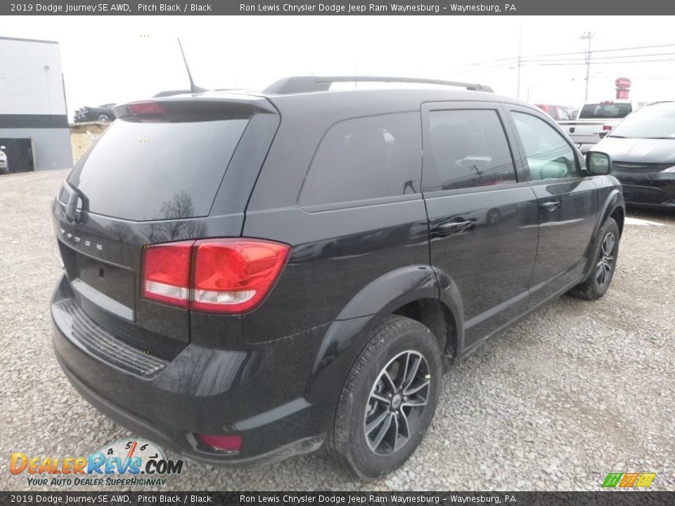 2019 Dodge Journey SE AWD Pitch Black / Black Photo #5