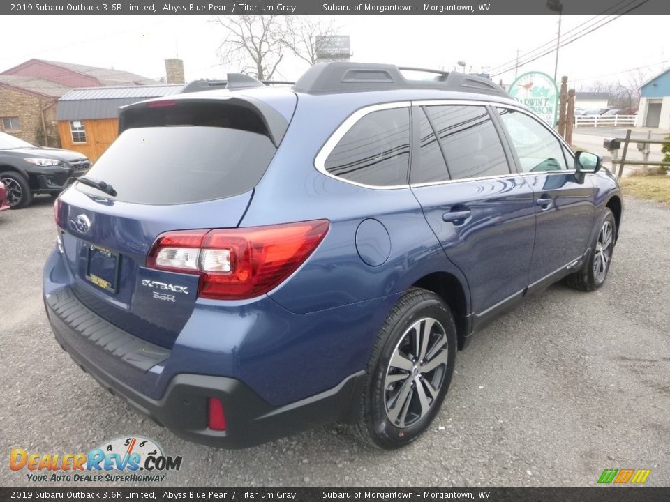 2019 Subaru Outback 3.6R Limited Abyss Blue Pearl / Titanium Gray Photo #3
