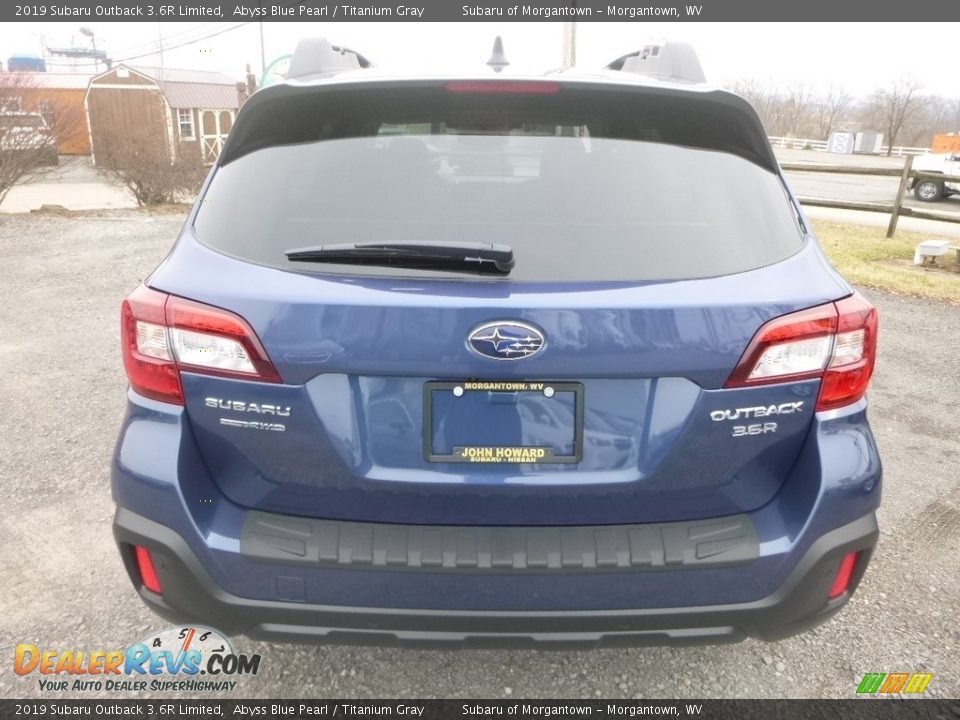 2019 Subaru Outback 3.6R Limited Abyss Blue Pearl / Titanium Gray Photo #4