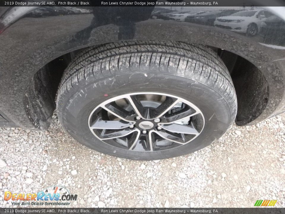 2019 Dodge Journey SE AWD Pitch Black / Black Photo #9