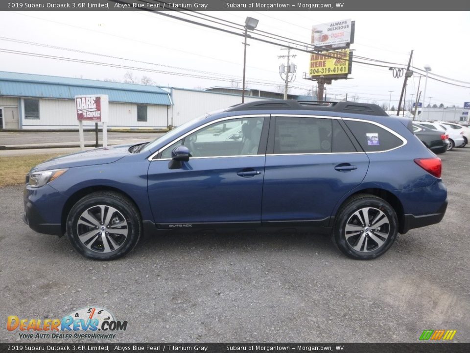 2019 Subaru Outback 3.6R Limited Abyss Blue Pearl / Titanium Gray Photo #6