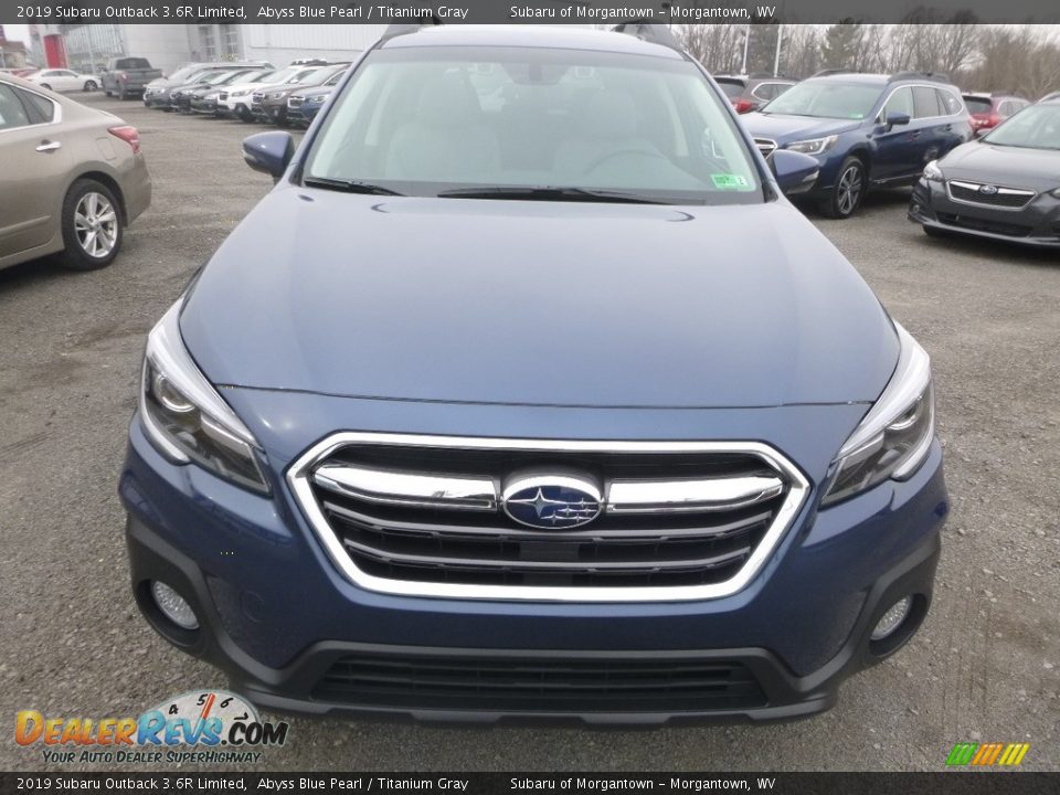 2019 Subaru Outback 3.6R Limited Abyss Blue Pearl / Titanium Gray Photo #8