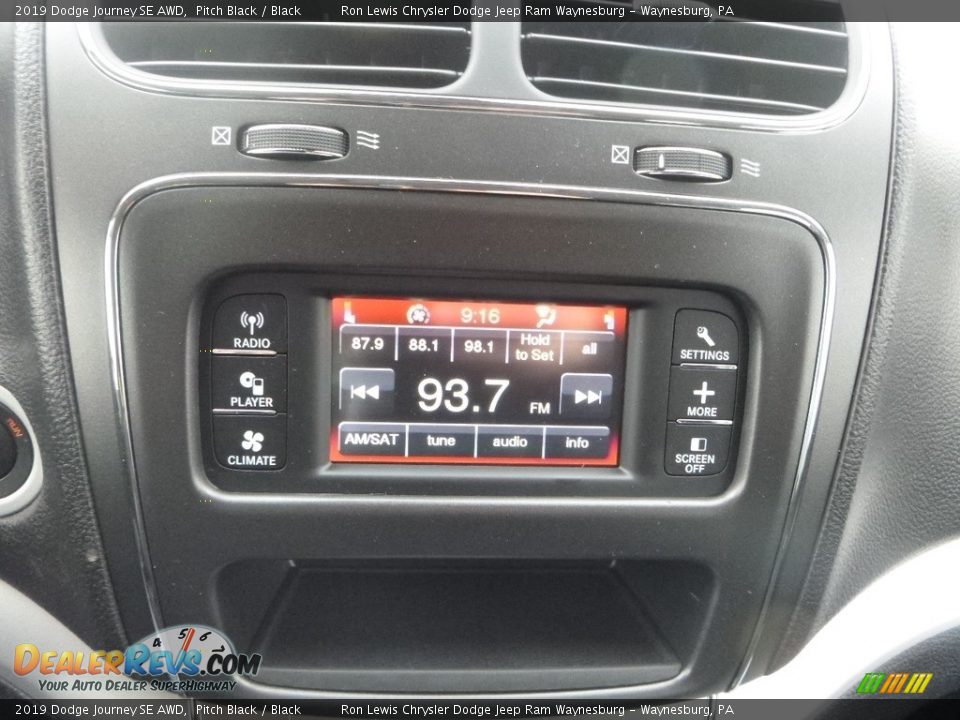 2019 Dodge Journey SE AWD Pitch Black / Black Photo #17