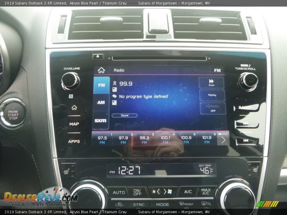 2019 Subaru Outback 3.6R Limited Abyss Blue Pearl / Titanium Gray Photo #16