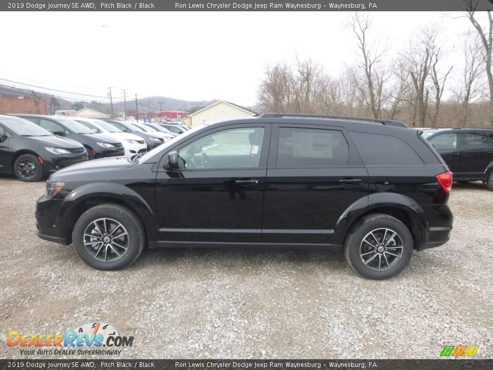 Pitch Black 2019 Dodge Journey SE AWD Photo #2