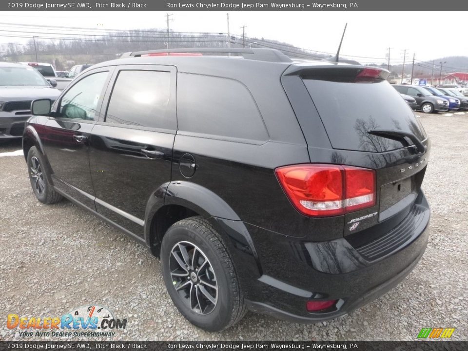 2019 Dodge Journey SE AWD Pitch Black / Black Photo #3