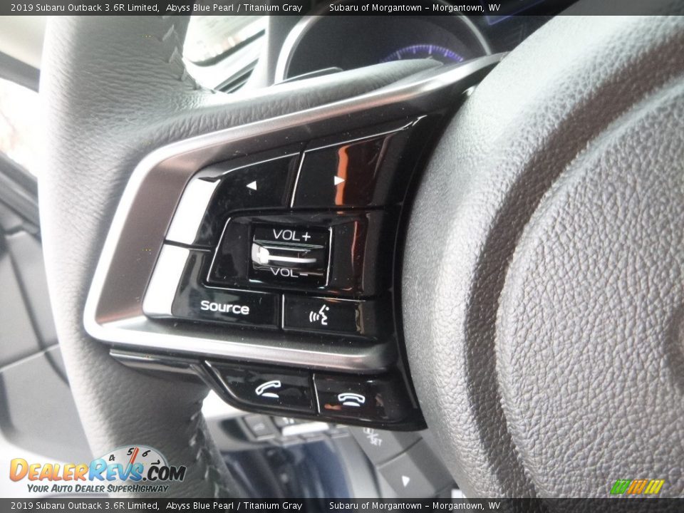 2019 Subaru Outback 3.6R Limited Abyss Blue Pearl / Titanium Gray Photo #20