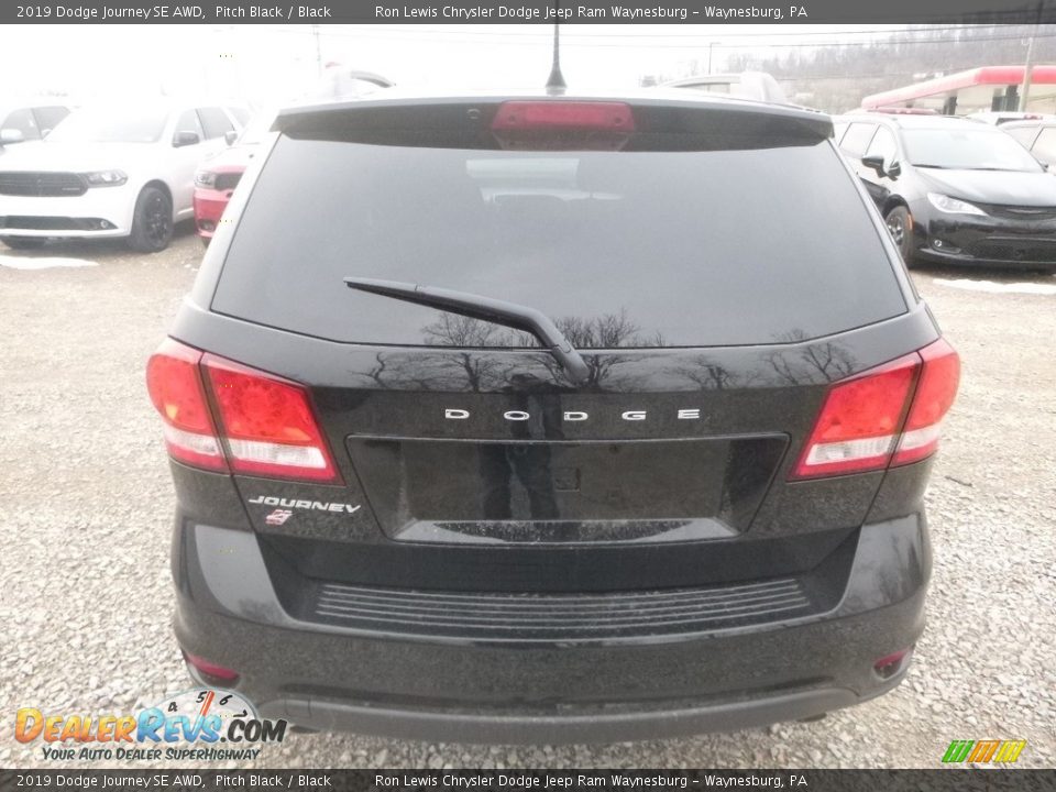 2019 Dodge Journey SE AWD Pitch Black / Black Photo #4