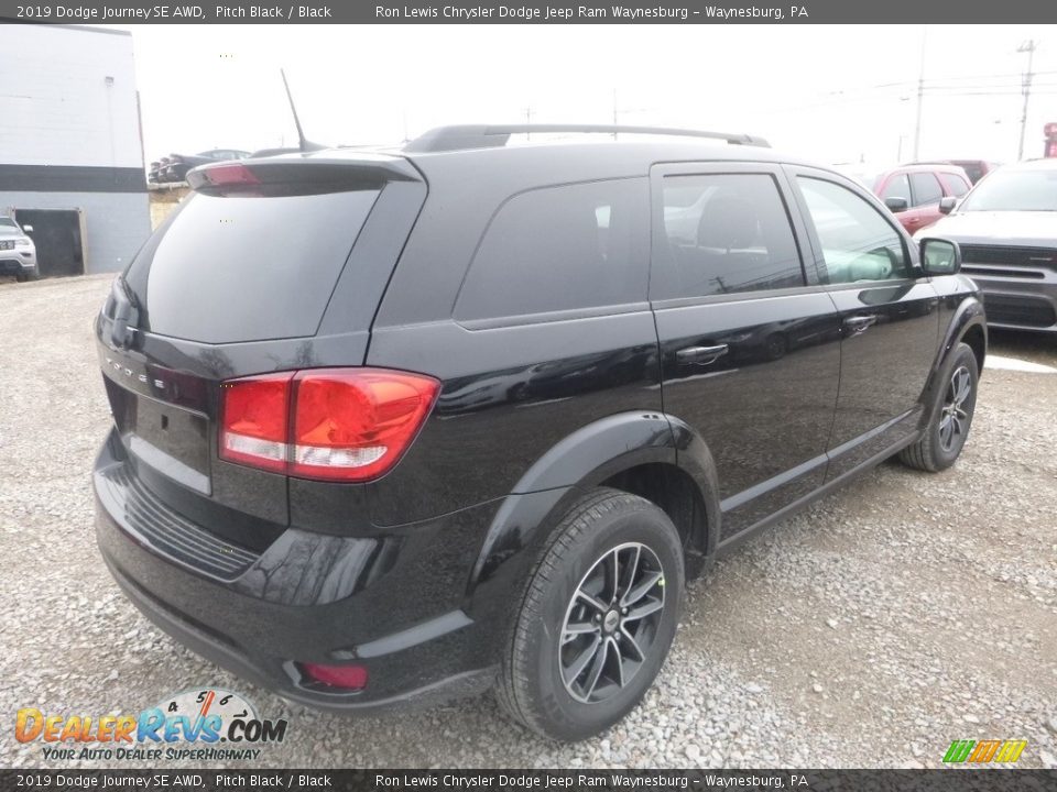 2019 Dodge Journey SE AWD Pitch Black / Black Photo #5
