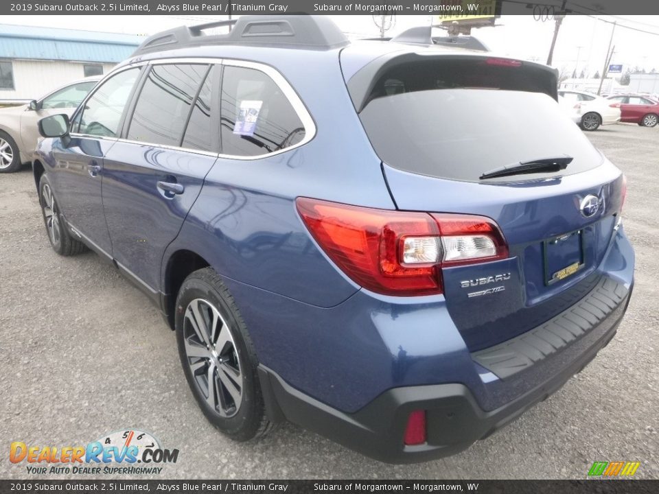 2019 Subaru Outback 2.5i Limited Abyss Blue Pearl / Titanium Gray Photo #6