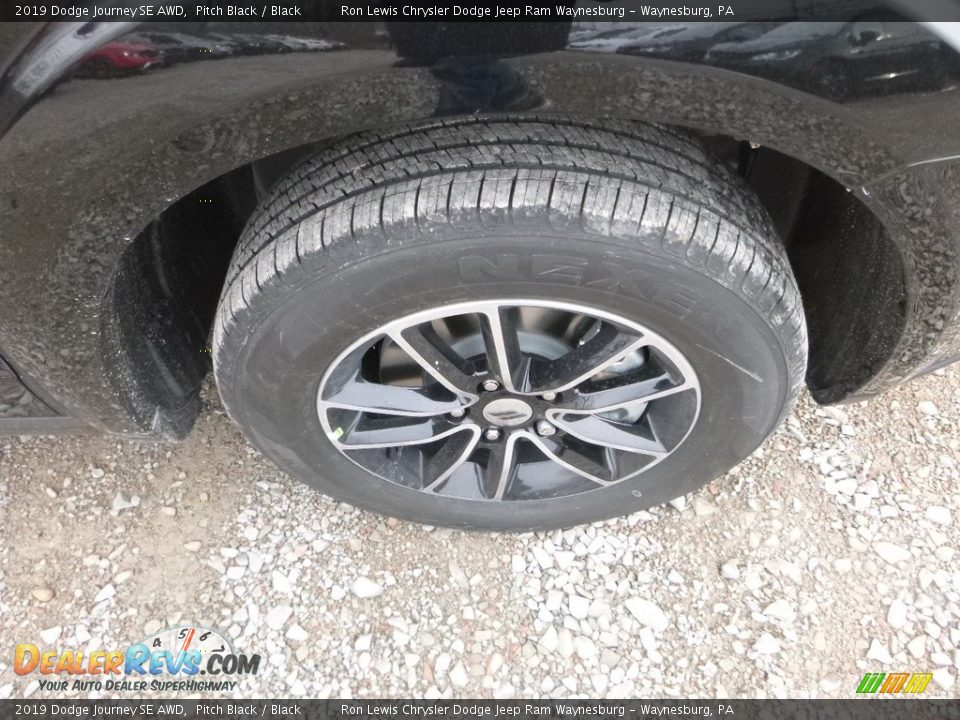 2019 Dodge Journey SE AWD Pitch Black / Black Photo #9