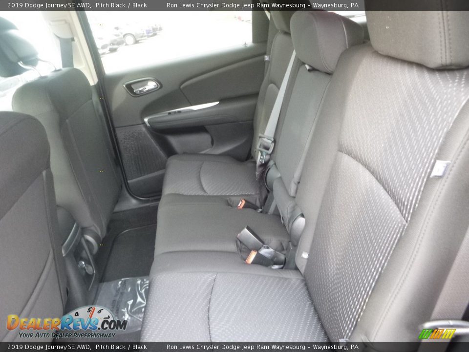 2019 Dodge Journey SE AWD Pitch Black / Black Photo #12
