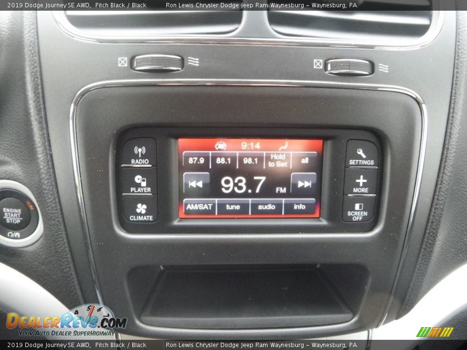 2019 Dodge Journey SE AWD Pitch Black / Black Photo #17