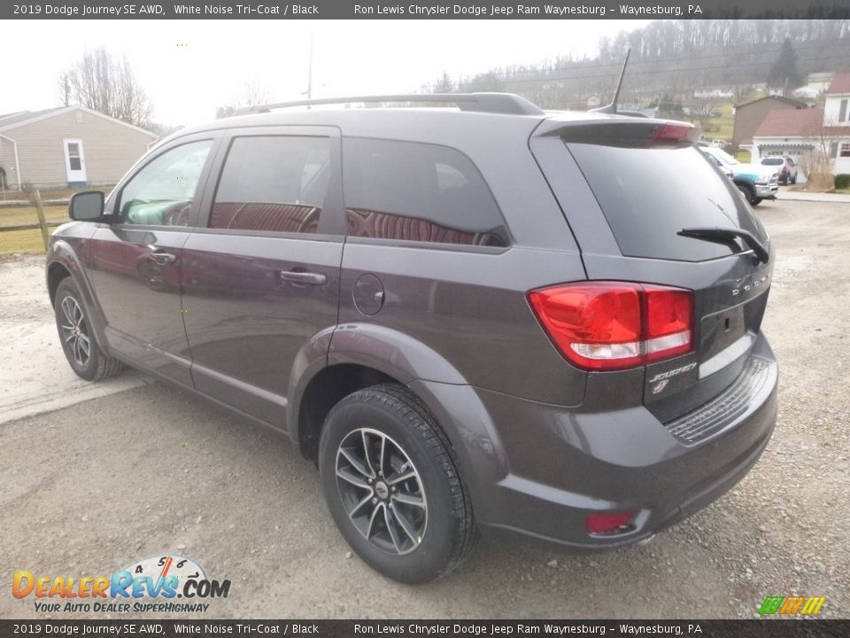 2019 Dodge Journey SE AWD White Noise Tri-Coat / Black Photo #3