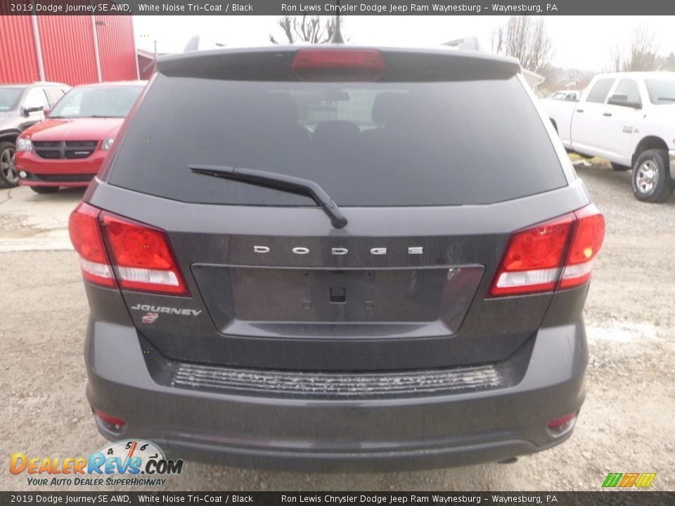 2019 Dodge Journey SE AWD White Noise Tri-Coat / Black Photo #4