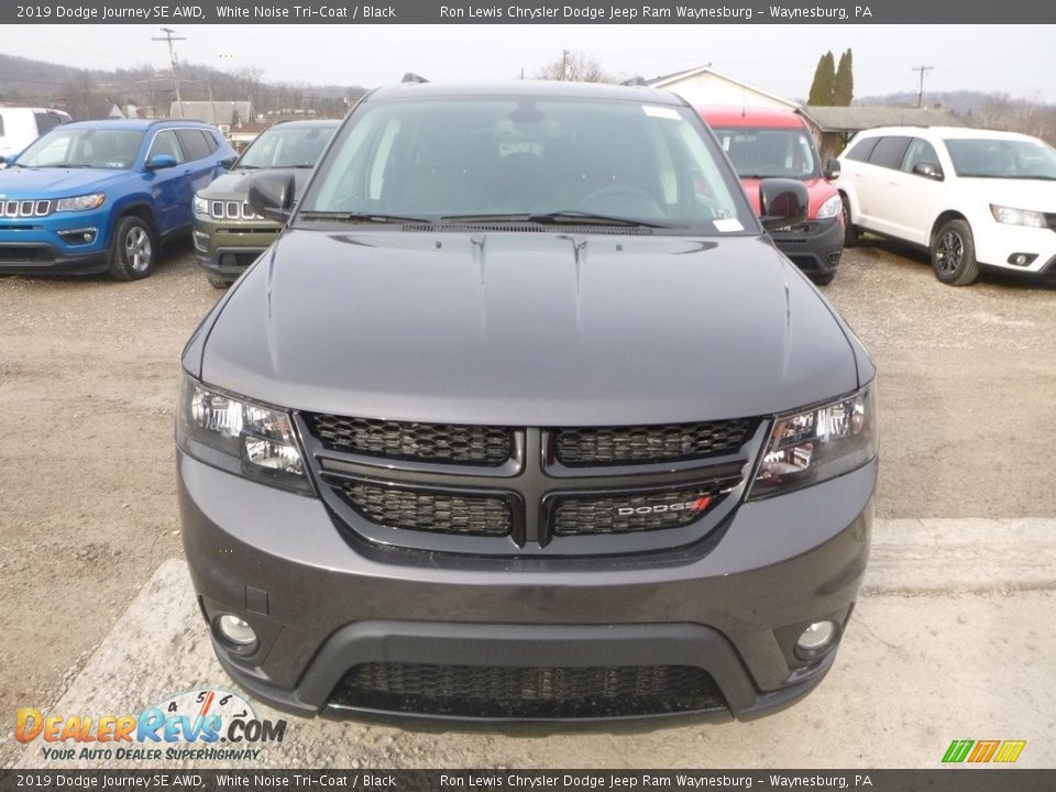 2019 Dodge Journey SE AWD White Noise Tri-Coat / Black Photo #8