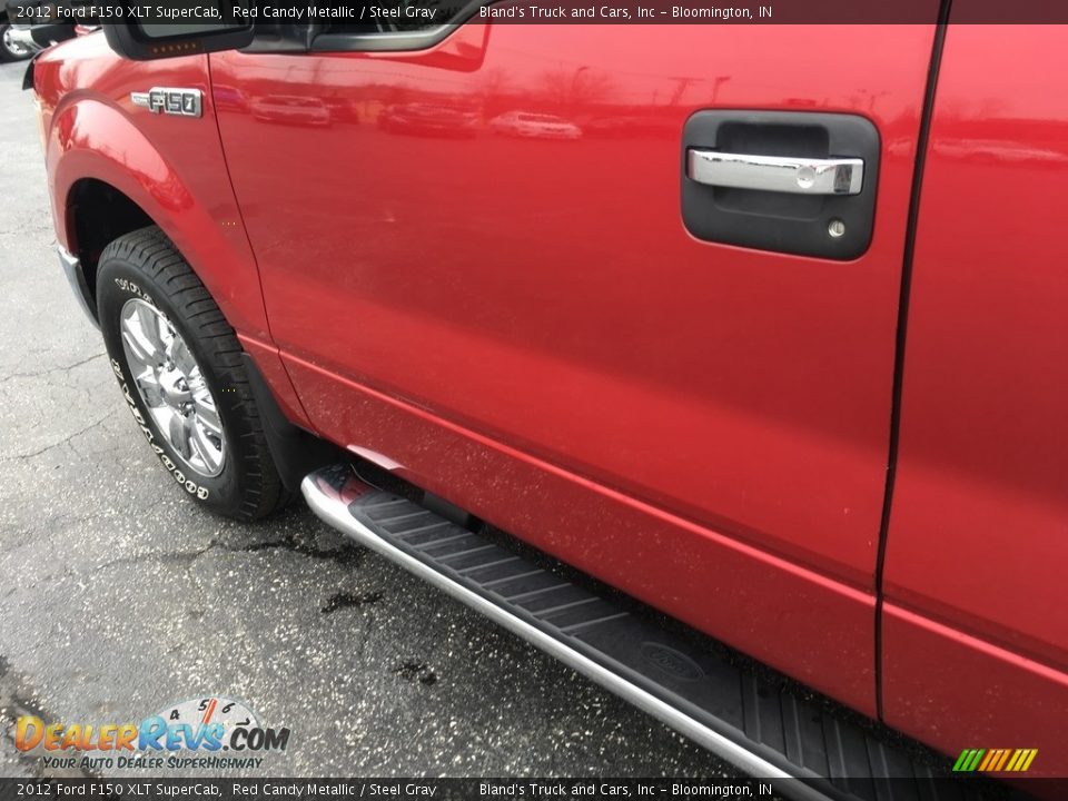 2012 Ford F150 XLT SuperCab Red Candy Metallic / Steel Gray Photo #21