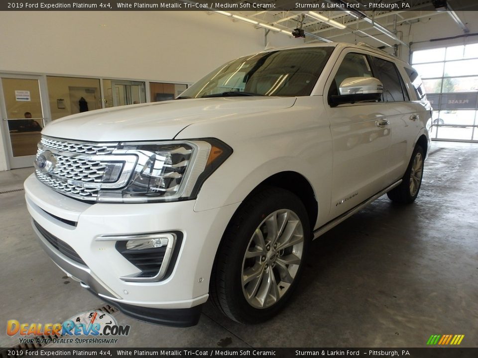 2019 Ford Expedition Platinum 4x4 White Platinum Metallic Tri-Coat / Medium Soft Ceramic Photo #5
