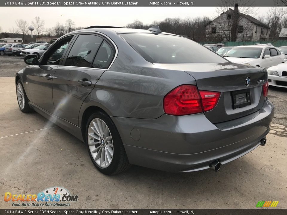 2010 BMW 3 Series 335d Sedan Space Gray Metallic / Gray Dakota Leather Photo #5