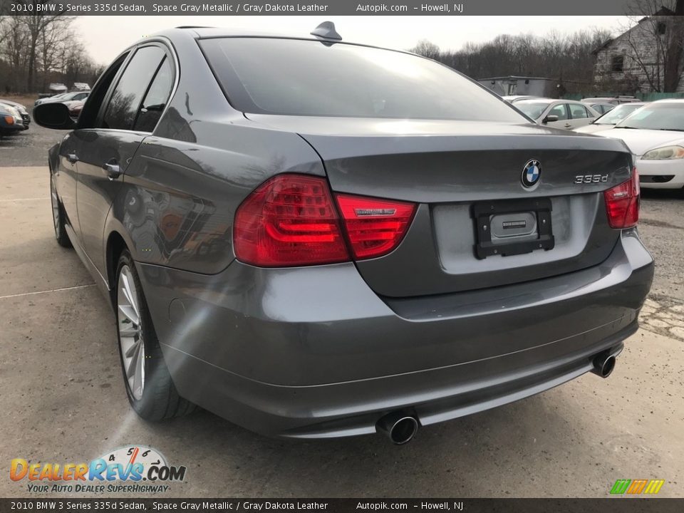 2010 BMW 3 Series 335d Sedan Space Gray Metallic / Gray Dakota Leather Photo #6