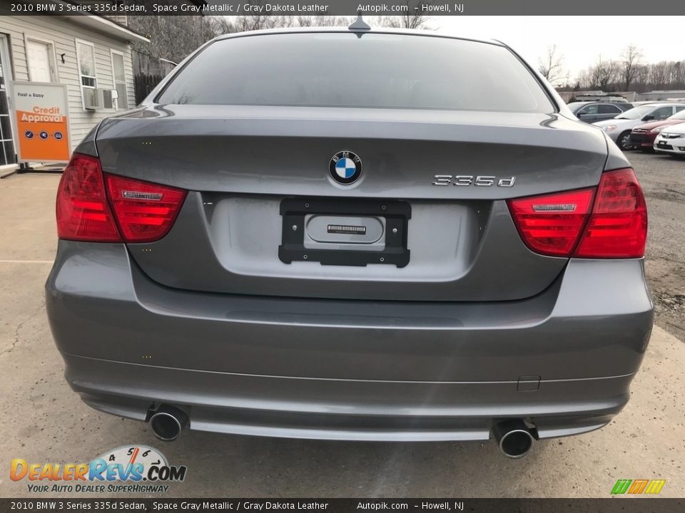 2010 BMW 3 Series 335d Sedan Space Gray Metallic / Gray Dakota Leather Photo #7