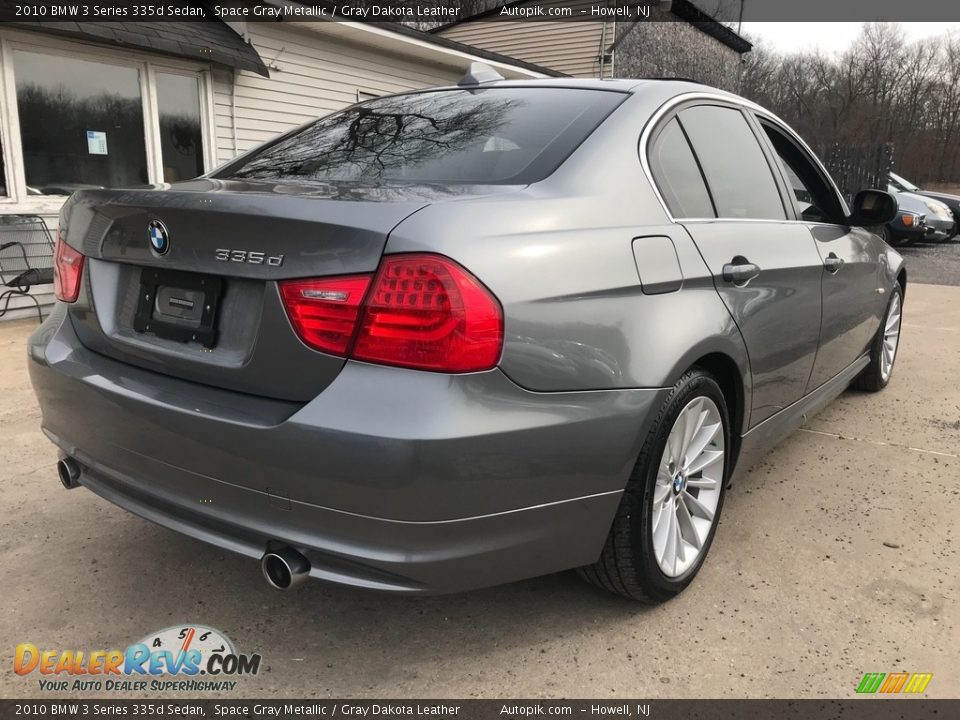2010 BMW 3 Series 335d Sedan Space Gray Metallic / Gray Dakota Leather Photo #9