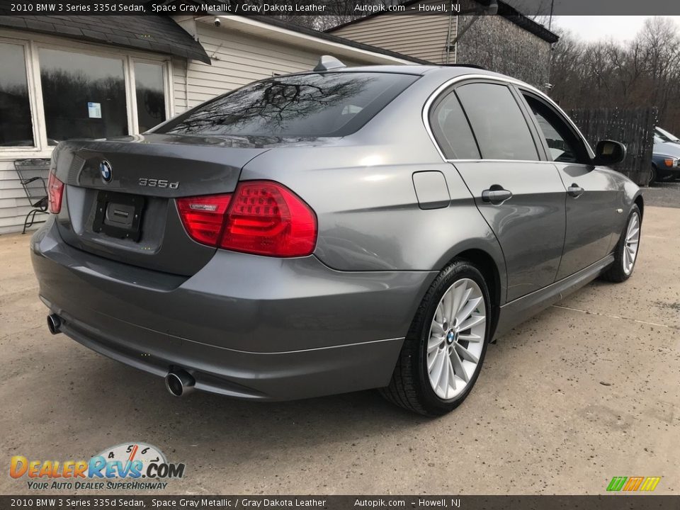 2010 BMW 3 Series 335d Sedan Space Gray Metallic / Gray Dakota Leather Photo #10