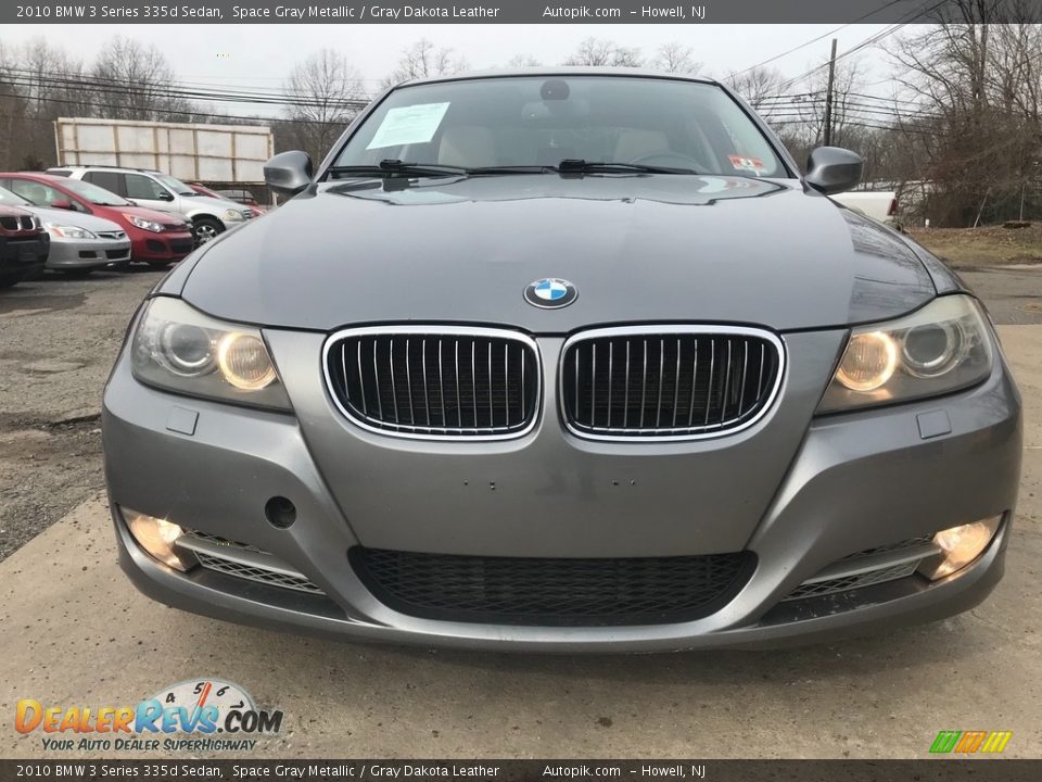 2010 BMW 3 Series 335d Sedan Space Gray Metallic / Gray Dakota Leather Photo #13