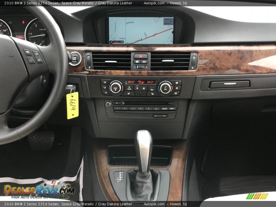 2010 BMW 3 Series 335d Sedan Space Gray Metallic / Gray Dakota Leather Photo #17