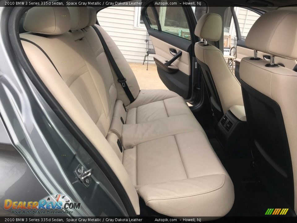 2010 BMW 3 Series 335d Sedan Space Gray Metallic / Gray Dakota Leather Photo #21