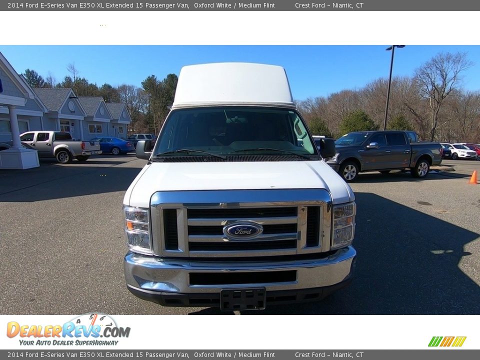2014 Ford E-Series Van E350 XL Extended 15 Passenger Van Oxford White / Medium Flint Photo #2
