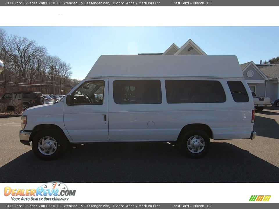 2014 Ford E-Series Van E350 XL Extended 15 Passenger Van Oxford White / Medium Flint Photo #4