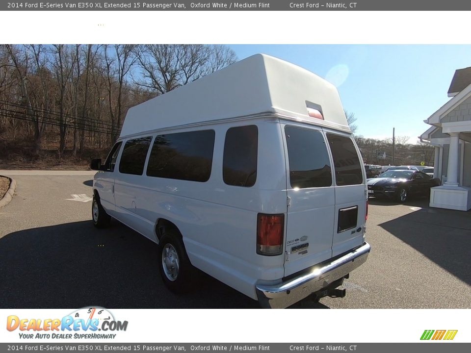 2014 Ford E-Series Van E350 XL Extended 15 Passenger Van Oxford White / Medium Flint Photo #5
