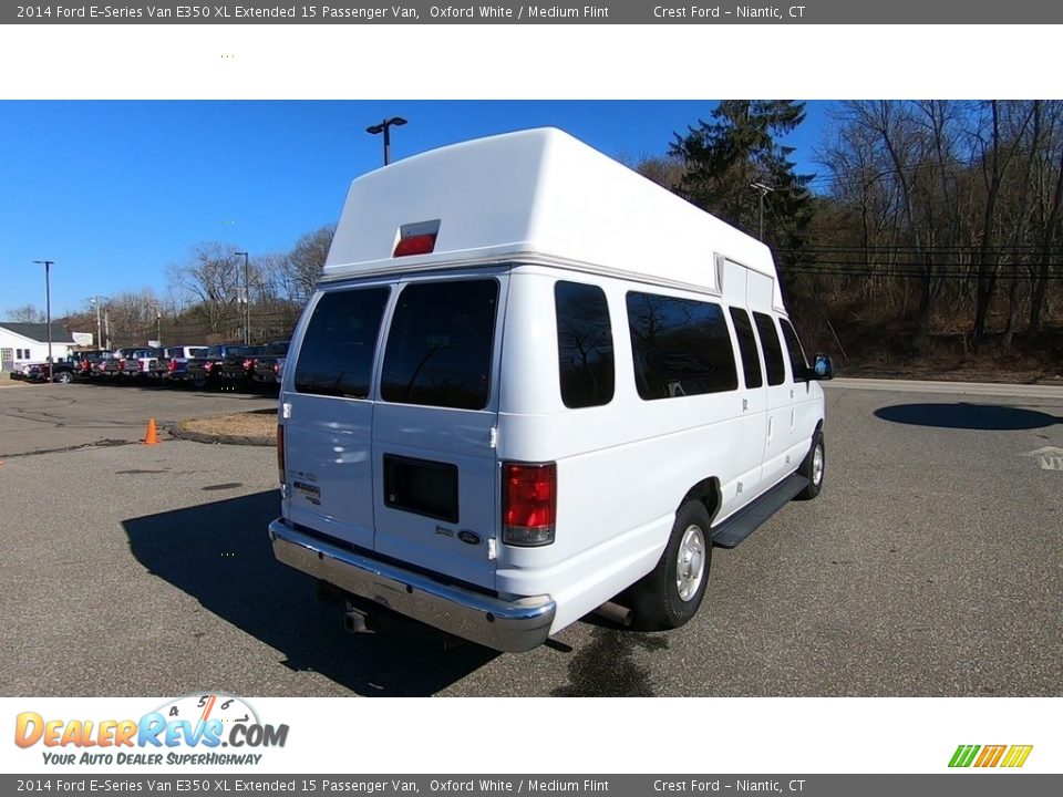 2014 Ford E-Series Van E350 XL Extended 15 Passenger Van Oxford White / Medium Flint Photo #7