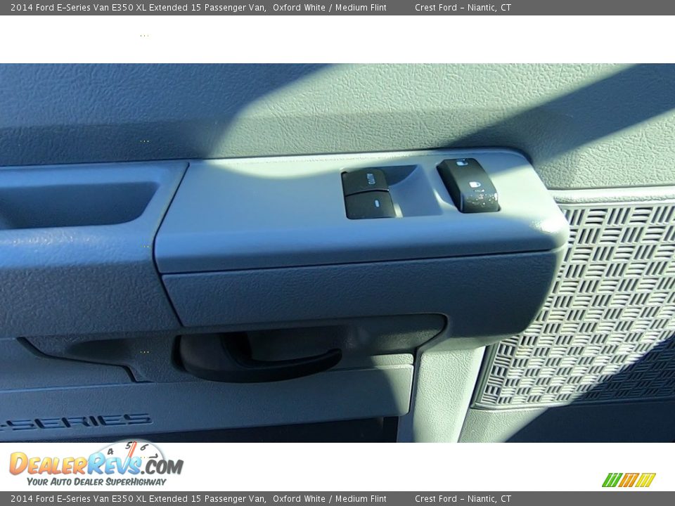 2014 Ford E-Series Van E350 XL Extended 15 Passenger Van Oxford White / Medium Flint Photo #12