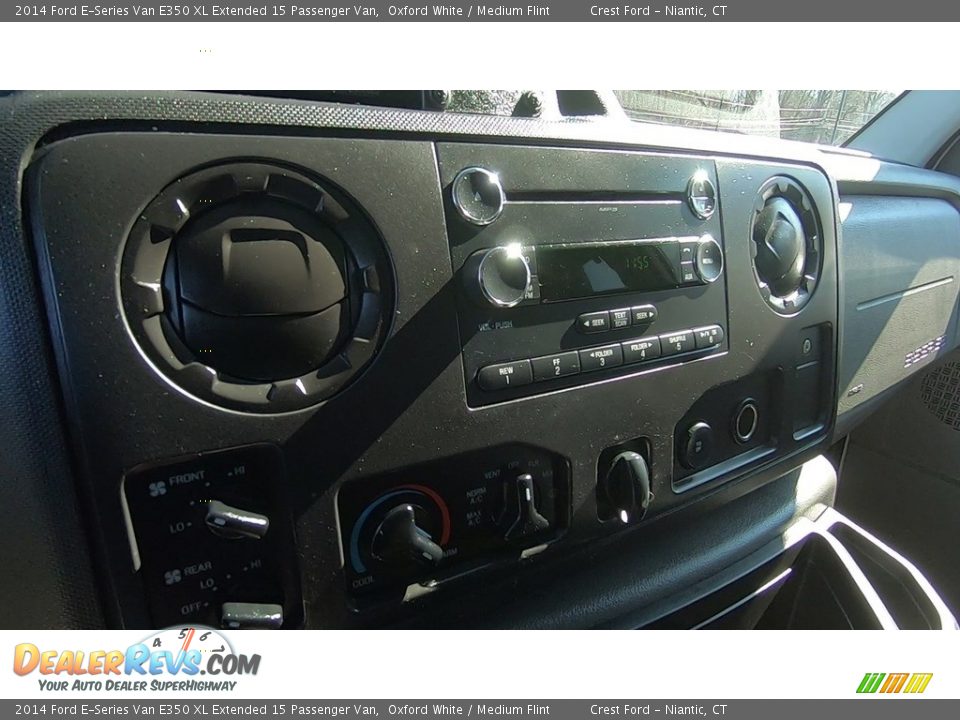 2014 Ford E-Series Van E350 XL Extended 15 Passenger Van Oxford White / Medium Flint Photo #14
