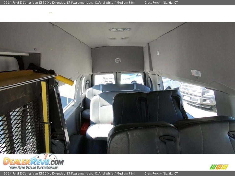 2014 Ford E-Series Van E350 XL Extended 15 Passenger Van Oxford White / Medium Flint Photo #16