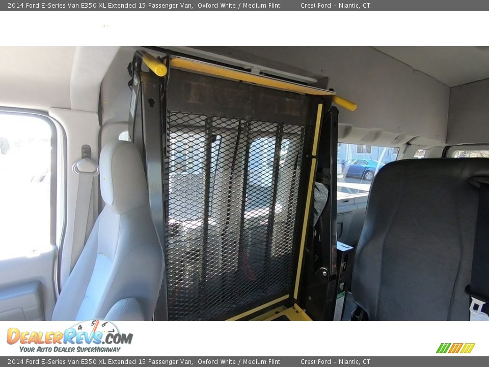 2014 Ford E-Series Van E350 XL Extended 15 Passenger Van Oxford White / Medium Flint Photo #17