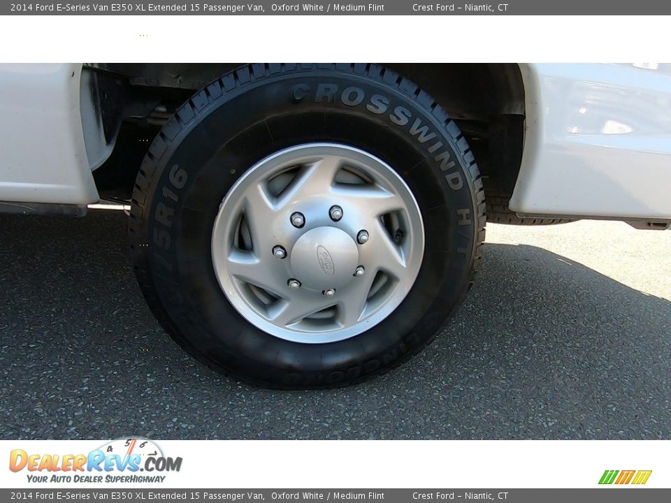 2014 Ford E-Series Van E350 XL Extended 15 Passenger Van Oxford White / Medium Flint Photo #18