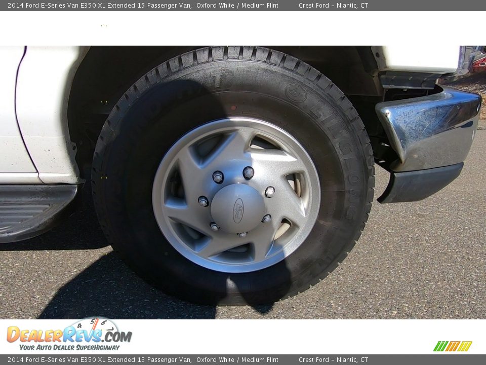 2014 Ford E-Series Van E350 XL Extended 15 Passenger Van Oxford White / Medium Flint Photo #25