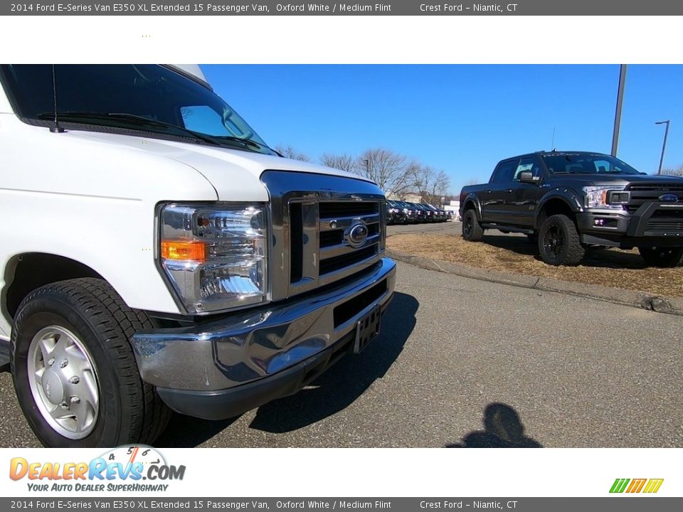 2014 Ford E-Series Van E350 XL Extended 15 Passenger Van Oxford White / Medium Flint Photo #26