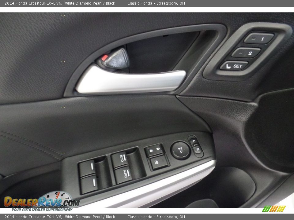 2014 Honda Crosstour EX-L V6 White Diamond Pearl / Black Photo #22