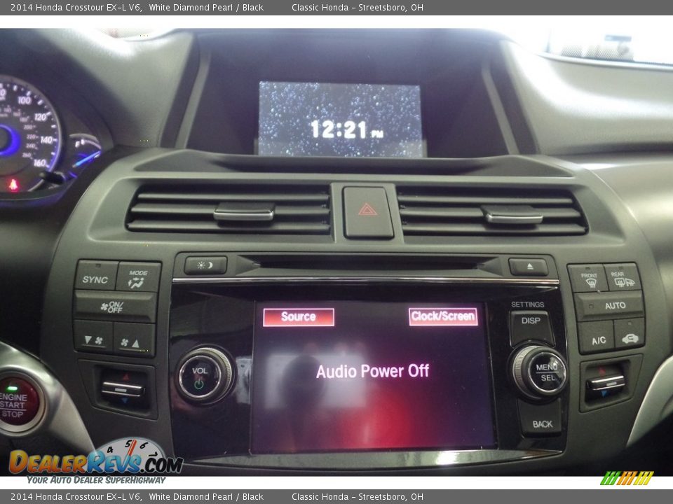 2014 Honda Crosstour EX-L V6 White Diamond Pearl / Black Photo #27