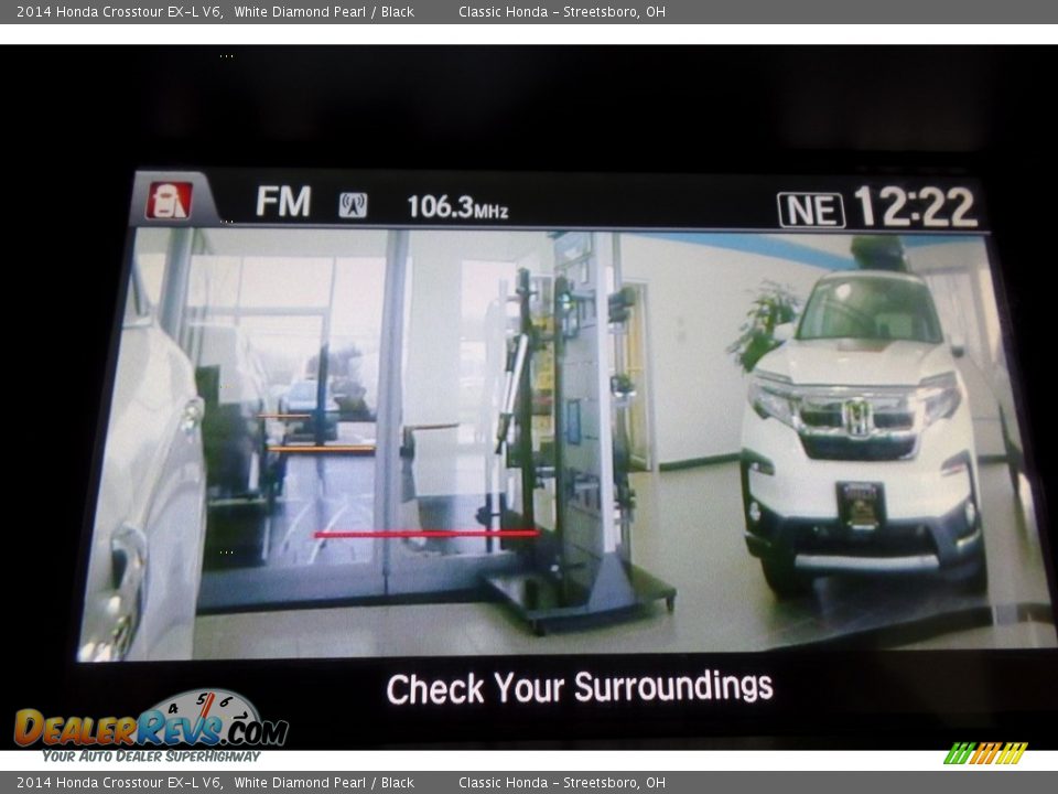 2014 Honda Crosstour EX-L V6 White Diamond Pearl / Black Photo #35