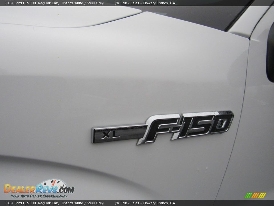 2014 Ford F150 XL Regular Cab Oxford White / Steel Grey Photo #34