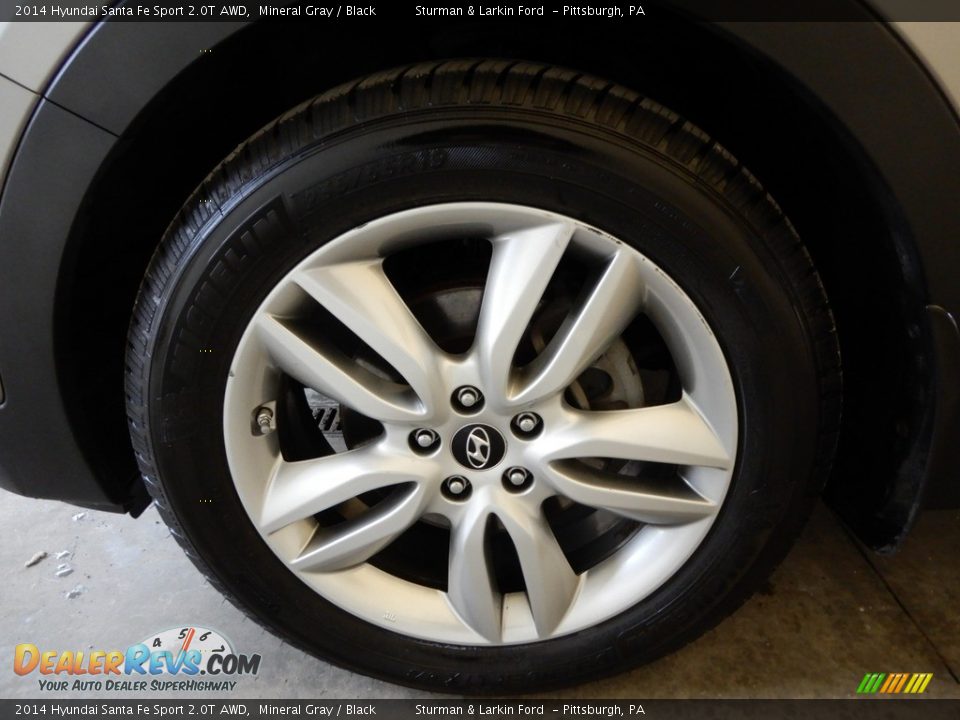 2014 Hyundai Santa Fe Sport 2.0T AWD Mineral Gray / Black Photo #12
