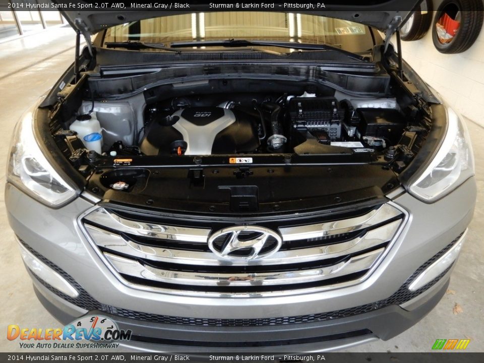 2014 Hyundai Santa Fe Sport 2.0T AWD Mineral Gray / Black Photo #13